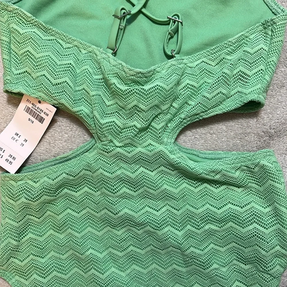 Abercrombie Kids High Neck Crochet Girls One Piece.